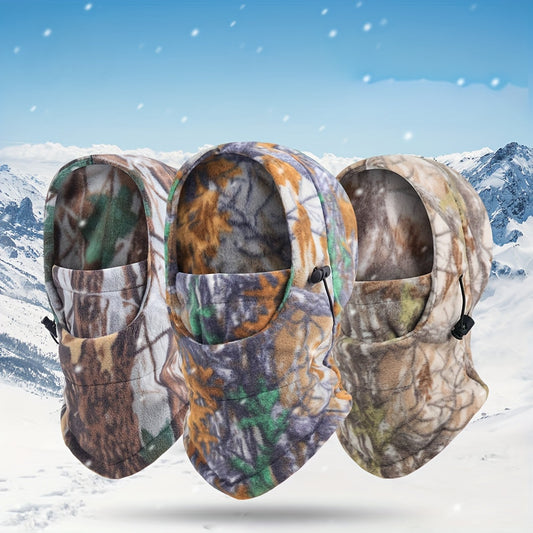 Cycling Mask For Cold Winter Weather - Camouflage Hat