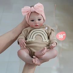 Realistic Reborn Youngsters Doll 18 Inch Lifelike Girl