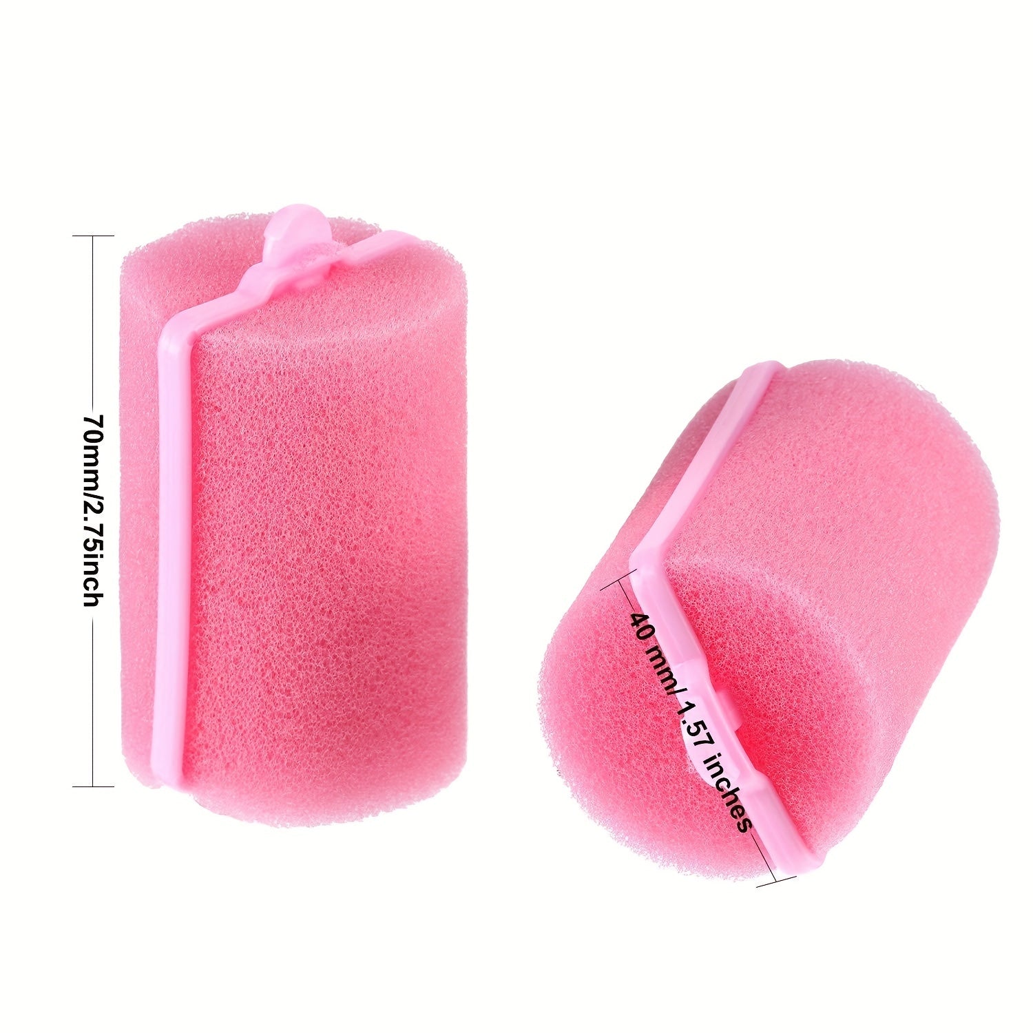 Foam Hair Rollers Sleep Curlers Flexible Hair Styling DIY Sponge Hair Clips