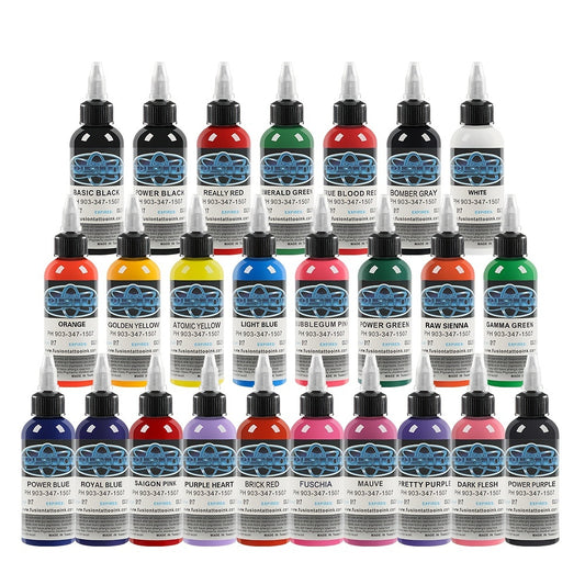 25 Colors Tattoo Ink Set Professional Tattoo Pigment Long Lasting