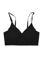 Seamless Vest Bra Soft & Comfy Stretchy Solid Everyday Bra