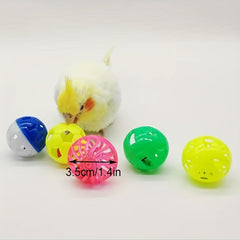 5pcs Bird Toy with Bell for Parrots, Interactive Variety Pack