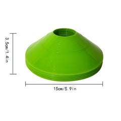 10pcs Football Training Marker Soccer Ball Training Disc Marker Cone