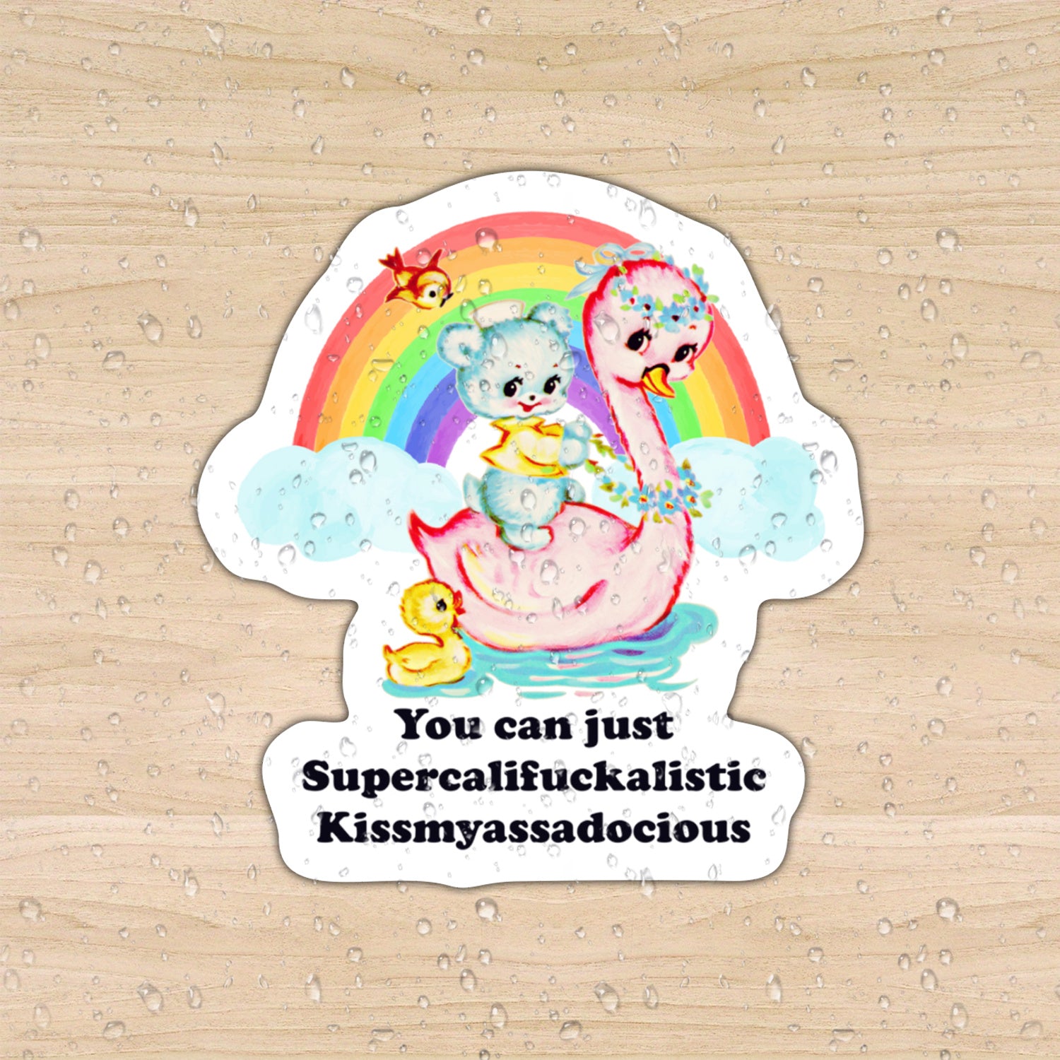 Supercalifuckalistic Sticker