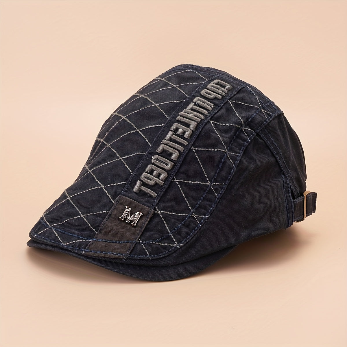 Washed Denim Curved Brim Baseball Cap