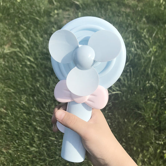 USB Fan Lollipop Handheld Fan Sweet Candy Mini Hand Fan