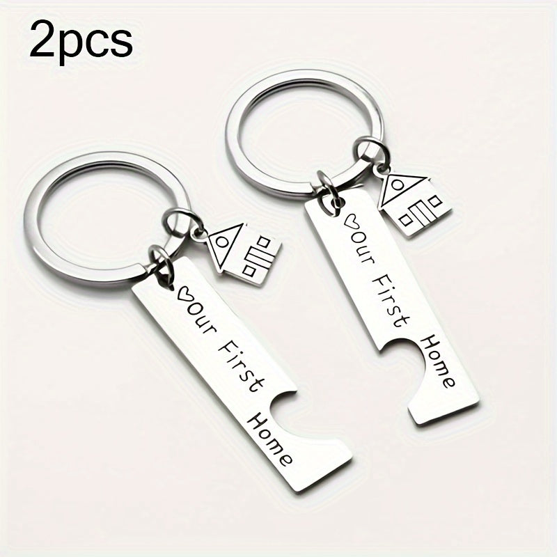1 Pair Home Keychain Pendant Creative Decoration For Car Backpack Wallets