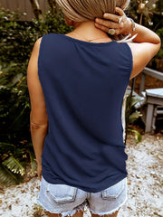 American Flag Vintage Tank Top Sleeveless