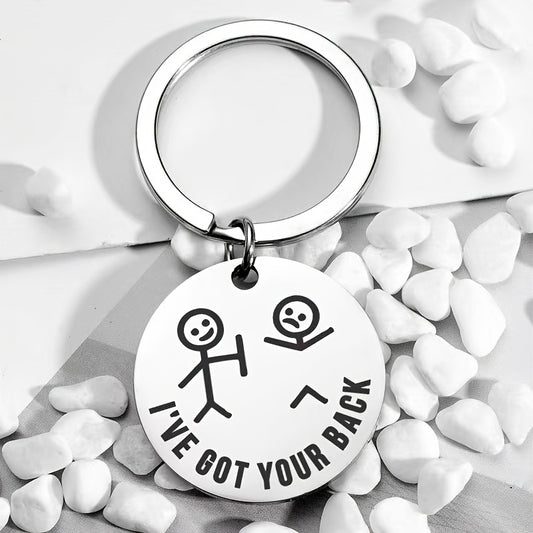 Keychain Stainless Steel Funny Gift Keychain Graduation Christmas Gift Jewelry