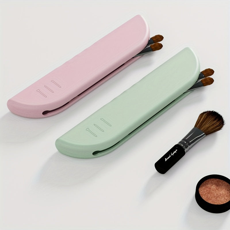 Portable Silicone Makeup Brush Holder for Travel and Organization