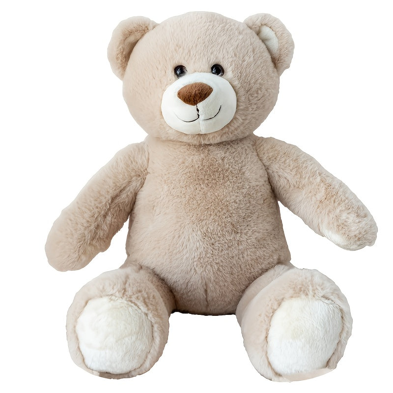 Rice Bear Plush Toy Soft Beige Stuffed Animal Bedside Companion