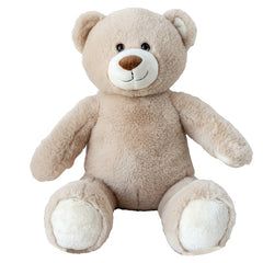 Rice Bear Plush Toy Soft Beige Stuffed Animal Bedside Companion