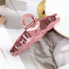 Solid Matte Hair Claw Clip Non Slip Strong Hold Grip Hair Jaw Clip