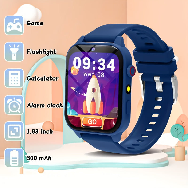 Kids Game Watch with 18 Games Calculator Calendar Camera Video Player