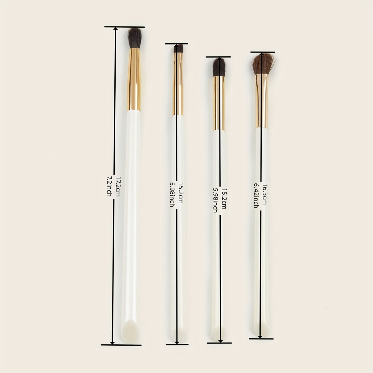 4pcs Eyeshadow Brush Set Professional Makeup Brushes