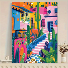 Unique Architecture DIY Acrylic Painting by Numbers Kit
