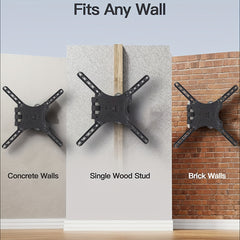 Adjustable TV Wall Mount Bracket for 66-152.4 cm TVs