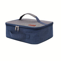 Square Lunch Box Bag Portable Thermal Insulation Waterproof Bento Bag
