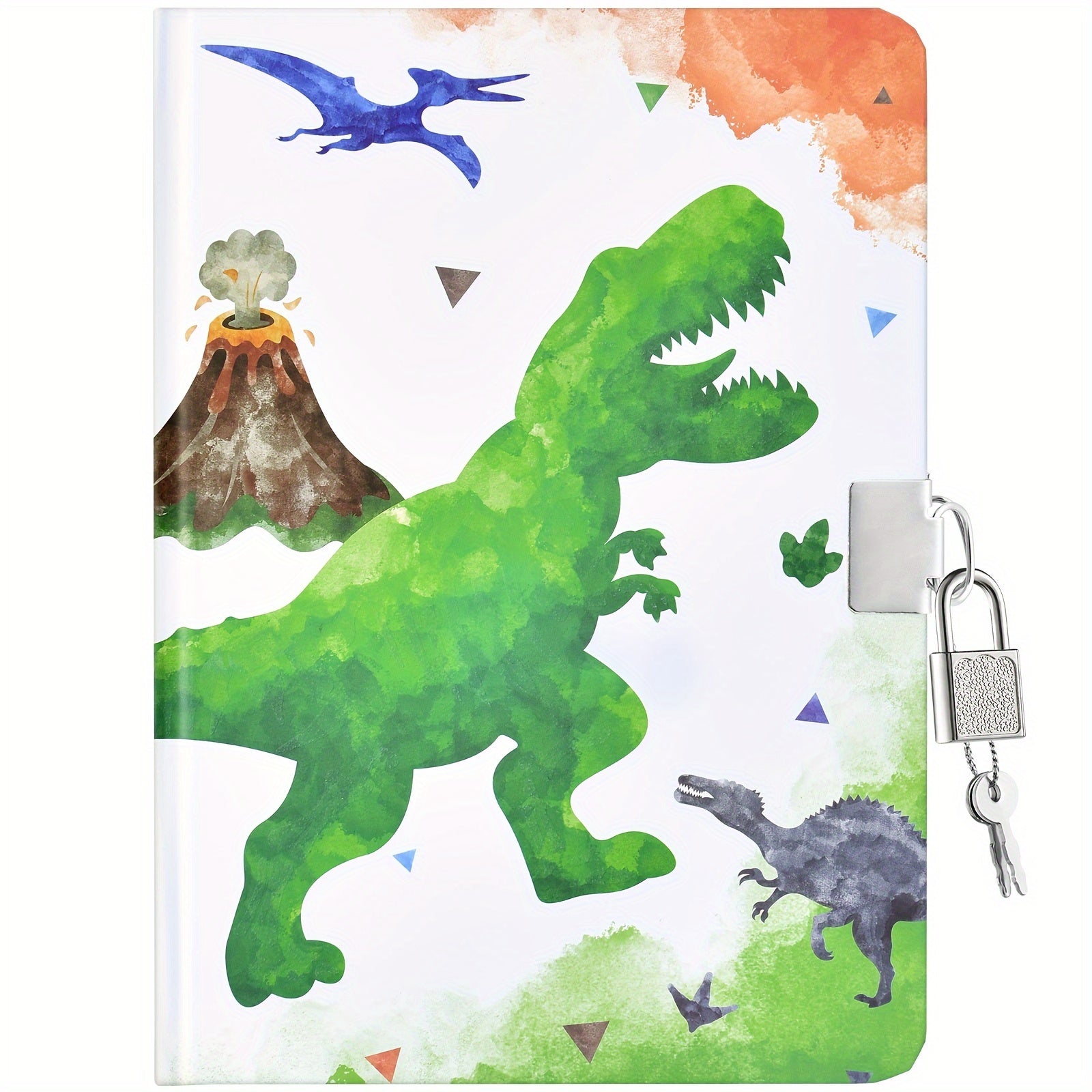 A5 Personalized Lock Diary Dinosaur Journal Notebook