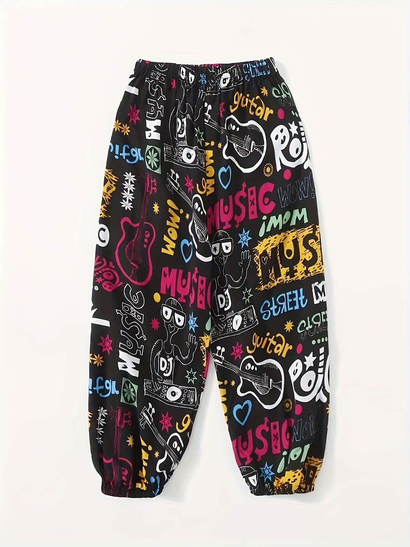 Carrot Pants Random Print Casual Pants Women's Clothing