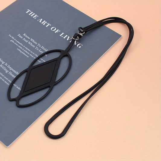 Adjustable Silicone Phone Lanyard Holder Hands-Free Neck Hanging for Smartphones