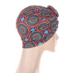 Multicolor Snail Print Turban Hat for Women