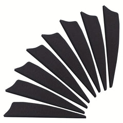 12pcs Archery Arrow Feather 6 Vanes Fletches Plastic Feathers For Arrows Fletchi