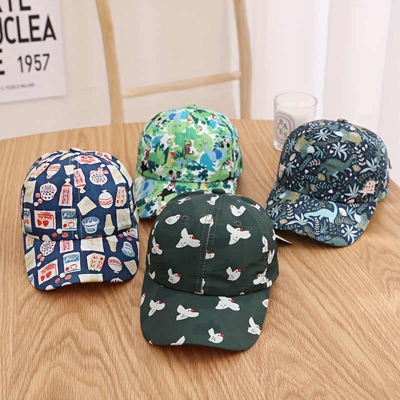 Kids Letter Embroidered Sunshade Baseball Cap