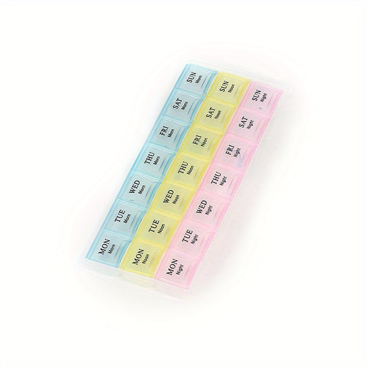 28 Grid Pill Packing Box Medicine Storage Vitamin Organizer Travel