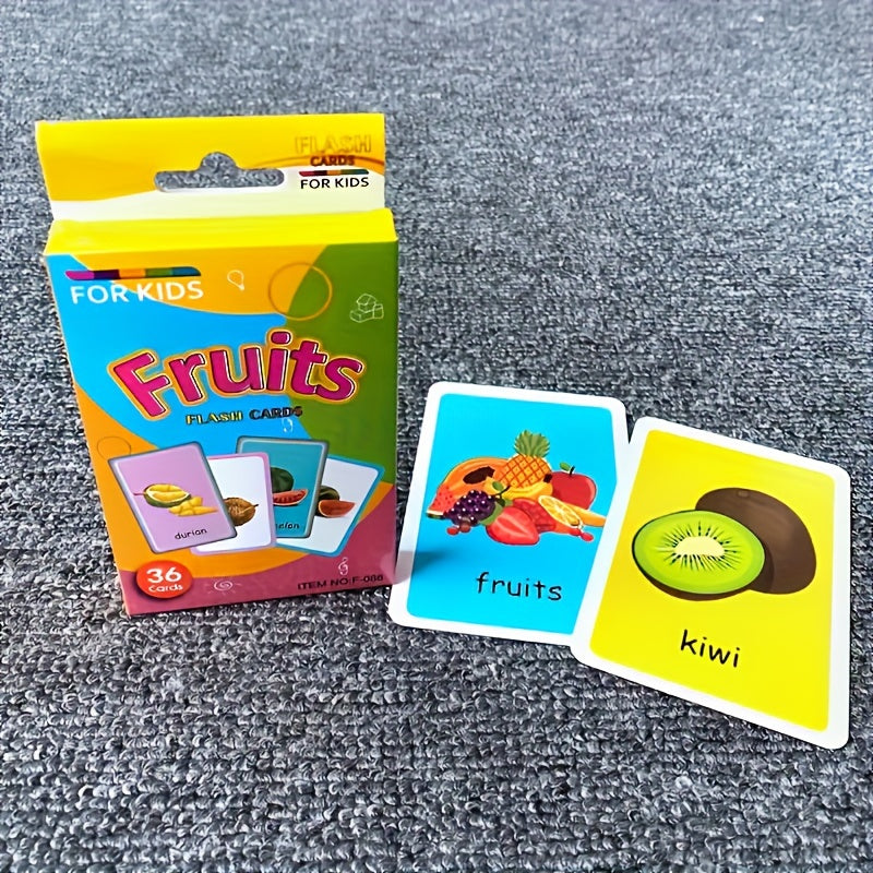 Animal Flash Cards for Kids Ages 3-6 - Educational Gift