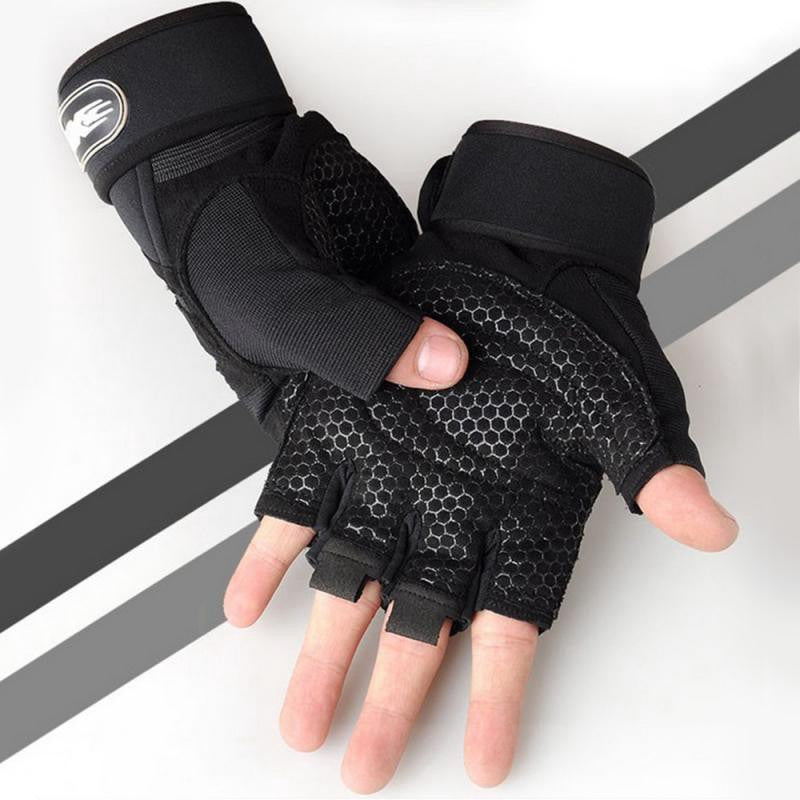 Unisex Breathable Fitness Gloves with Sunshade Closure