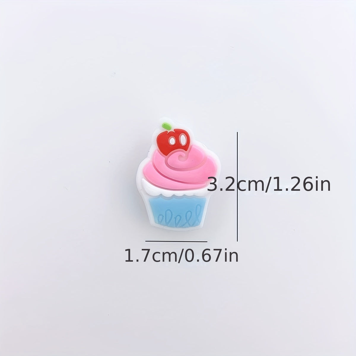 36pcs Ice Cream Cake Shoe Charm Resin Buckle DIY Accessories