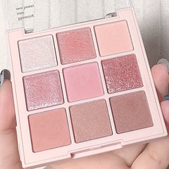 Pearly Matte Finish Eyeshadow Palette Warm & Cold Tone