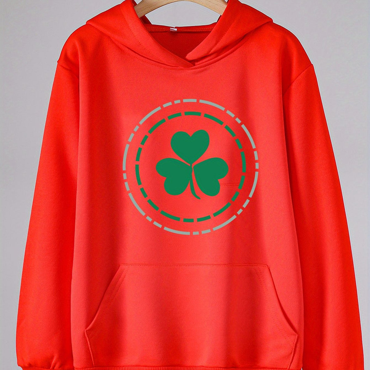 Sweet Clover Graphic Hoodie Girls Spring Fall Sports St Patrick's