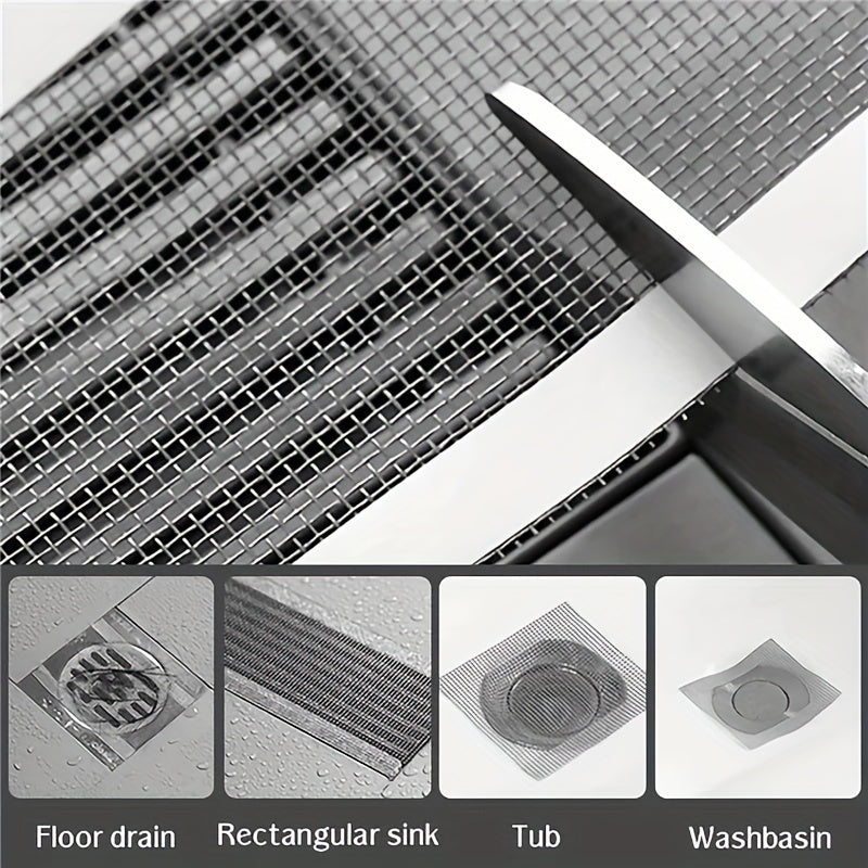 1pc Drain Hair Catcher Disposable Shower Floor Strainer Stickers
