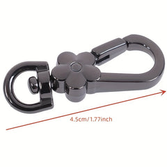 Flower Lobster Metal Clasps Swivel Trigger Clips Snap Hooks Bag Key Rings