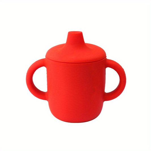 Children's Silicone Learning Drinking Cup with Double Handle