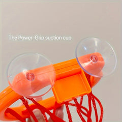 Kids Mini Bathtub Basketball Hoop Set with 3 Balls