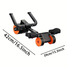 1pc Ab Exercise Wheel Elbow Support Rebound Ab Roller