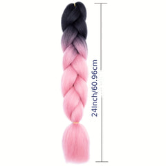 60-96cm Long Jumbo Braiding Hair Ombre Synthetic Braids for Crochet Braids