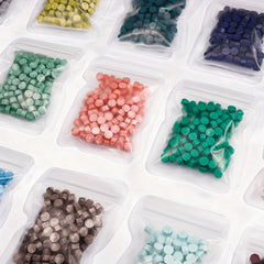 100pcs 35g Wax Sealing Stamps Beads Kit with Storage Bag