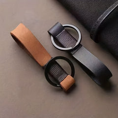 Durable Leather Key Chain for Couples