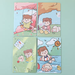 Cute Cartoon Girl Notebook
