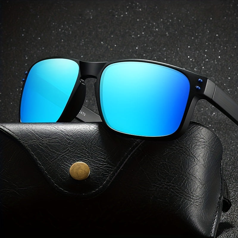 Polarized Square Sunglasses for Men UV Protection