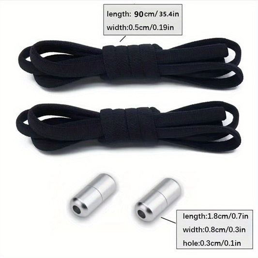 No Tie Shoelaces Locking System Spandex Ropes For Kids And Adults
