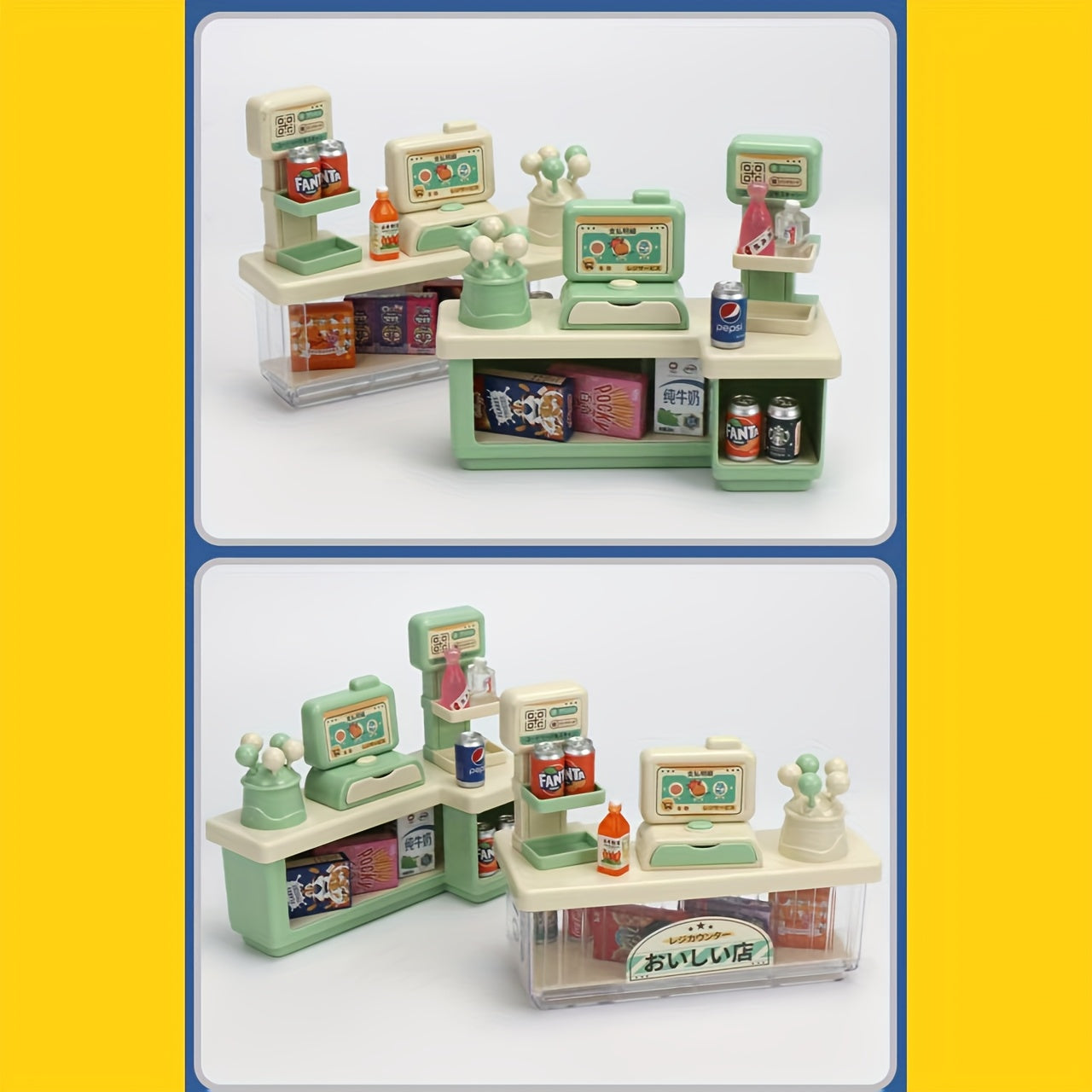 Miniature Convenience Store Cash Register Model Display