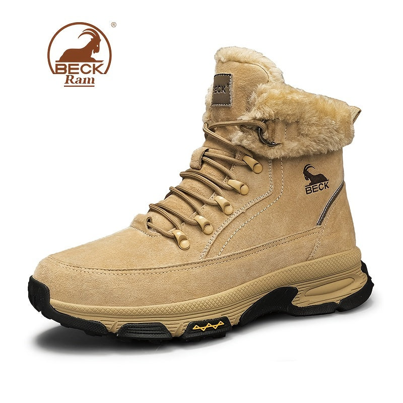 Men's Snow Boots Thermal Windproof Hiking Shoes