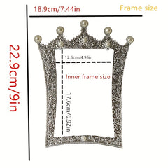 Gorgeous Faux Pearl Photo Frame for Home Decor with Inner Paper