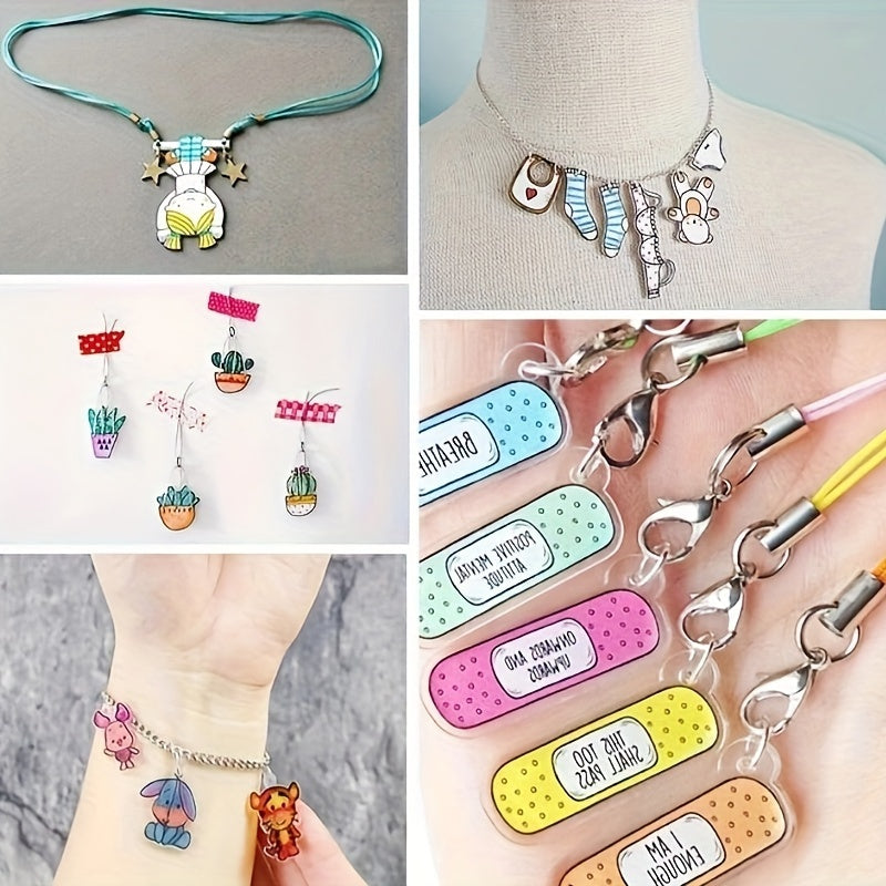 Shrink Art Kit with 12 Shrinky Art Paper Sheets
