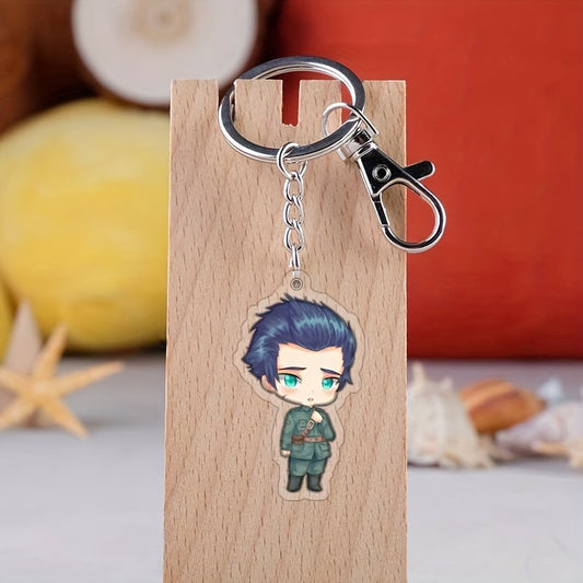 16 Inch Anime Figure Key Chain Toys Acrylic Key Ring Accessories